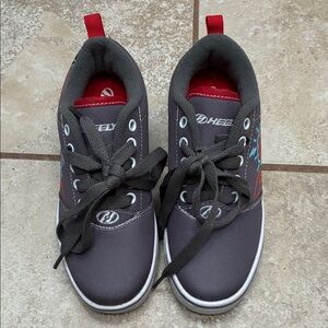 Heelys Charcoal and Red Kids Sneakers